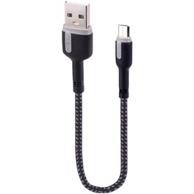 تصویر کابل کوتاه میکرو یو اس بی فست شارژ Hiska LX-1020 3A 20cm HISKA LX-1020 3A 20CM MICRO USB CABLE