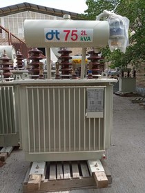 تصویر ترانسفورماتور 75kva برند ایران ترانسفو transformers