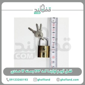 تصویر قفل آویز لوکیتا کد ۲۶۳ بسته ۱۲ عددی 