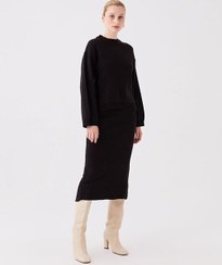 تصویر دامن بلند زنانه ال سی وایکیکی lc waikiki | W3GA82Z8-CVL