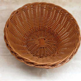 تصویر سبد میوه و سبزی حصیری 