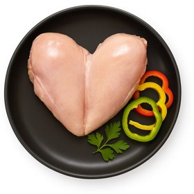 تصویر سینه مرغ پاک شده 