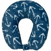 تصویر بالش دور گردن کاراجاهوم ویسکو کامفی آبی 