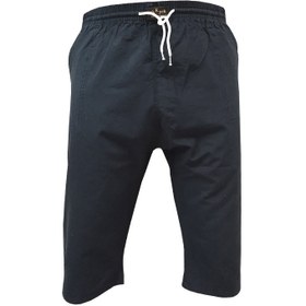 تصویر شلوارک مردانه نخی مدل یک و یک 