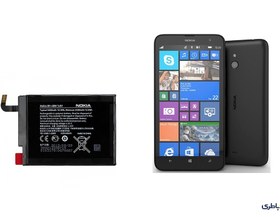 تصویر باتری اصلی گوشی نوکیا Lumia 1520 مدل BV-4BW ا Battery Nokia Lumia 1520 - BV-4BW Battery Nokia Lumia 1520 - BV-4BW