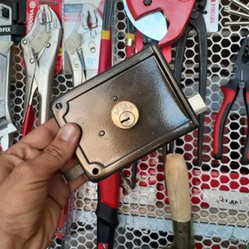 تصویر قفل حیاطی سپه کلید کامپیوتری بدون مقابل ا yard lock sepah yard lock sepah