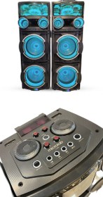 تصویر اسپیکر میکرولب مدل DJ-T400 با بلوتوث ۵ 