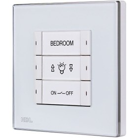 تصویر کلید هوشمند لمسی HDL iFlex Series 6 Buttons Smart Panel EU 