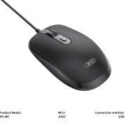 تصویر ماوس سیمی ایکس او مدل XO-M9 XO Wired Mouse XO-M9