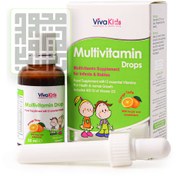 تصویر قطره مولتی ویتامین ویوا کیدز VIVAKIDS MULTIVITAMIN DROP 30ML