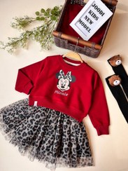 تصویر کراپ و دامن مینی پلنگی کد ۳۲۱۸ سایز۴۰/۴۵/۵۰/۵۵ مناسب ۲سال تا ۹ سال