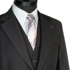 تصویر کراوات راه‌راه صورتی 