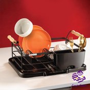 تصویر جاظرفی 1 طبقه دسته چوبی مدل روما 