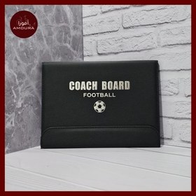 تصویر تخته مربیگری فوتبال Coach Board مدل ساده همراه با مهره مغناطیسی و ماژیک 