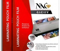 تصویر طلق پرس براق 125میکرون سایز A5 Consumables for laminators A5