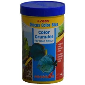 تصویر غذا ماهی سرا مدل color granules for blue discusوزن 100ml 