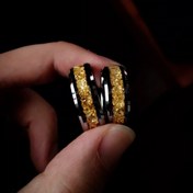 تصویر حلقه طلای 24 عیار ناگت گلد 