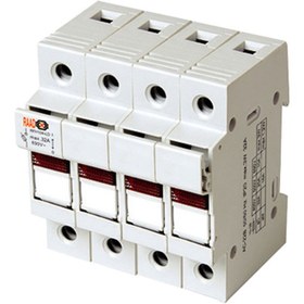 تصویر سکسیونر چهار پل چراغ‌دار سایز ۱۰ در ۳۸ مدل RFH104LD رعد 