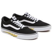 تصویر کفش دخترانه پسرانه یونیسکس ورزشی بچه سیاه و سفید Yt ونس Vans 