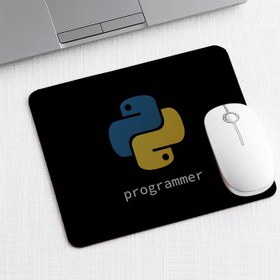 تصویر ماوس پد طرح پایتون 