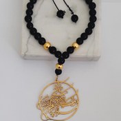 تصویر آویز استیل ماشین وان یکاد قرآنی با مهره اونیکس و زنجیر 