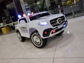 تصویر ماشین شارژی BENZ چهار موتور پلیسی پیکاپ آفرود 