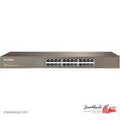 تصویر سوئیچ 24 پورت آی پی کام IP-COM F1024 IP-COM Switch 24 Port Fast Ethernet F1024