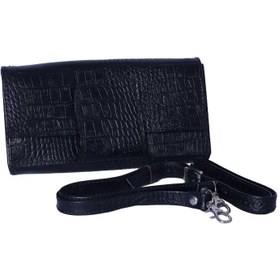 تصویر کیف چرم طبیعی مدل سوسن kife charm tabiee model sousan