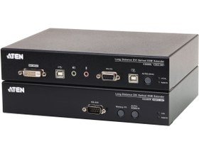 تصویر USB DVI Optical KVM Extender (1920 x 1200@20km) 