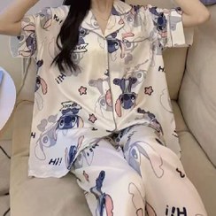 تصویر ست راحتی دوتیکه فانتزی ladies 2pcs set home clothing