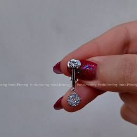 تصویر پیرسینگ ناف فیک 