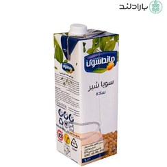 تصویر شیر سویا ساده مانداسوی ۱ لیتری 