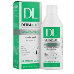 تصویر شامپو مو مناسب کف سر و موی چرب درمالیفت DERMALIFT VITA -CONTROL HAIR SHAMPOO 200ml
