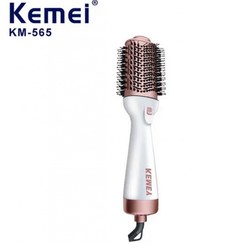 تصویر برس مو حرارتی کیمی مدل KM-565 مناسب موهای وز و فر Kemei KM-565 Heated Hair Brush