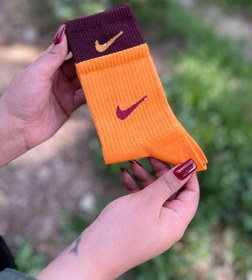 تصویر جوراب نایک رنگی 