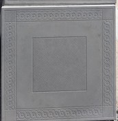 تصویر موزاییک پلیمری دور طنابی در ابعاد ۵۰*۵۰ - کرم Polymer mosaic around a rope in dimensions 50x50