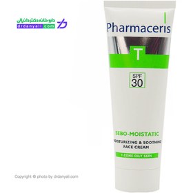 تصویر فارماسريز کرم Tمرطوب کننده و تسکين دهنده با spf30 سبو مويستاتيک PharmacerT MOISTURIZING & SOOTHING FACE CREAM FOR OILY SKIN