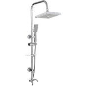 تصویر دوش حمام رسوبگیر دکمه ای استاندار Rosobgir