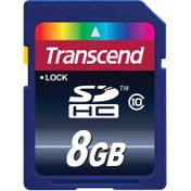 تصویر کارت حافظه SD ترنسند Transcend 8 GB 
