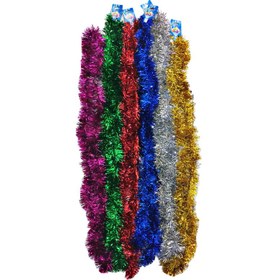 تصویر نخ زری بسته 12 عددی بلند - سبز 