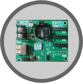 تصویر برد کنترل تابلو روان 3 ردیف طیف دار EP3-TINY EP3-TINY