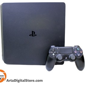 تصویر کنسول PS4 Slim 1TB Jet Black تک دسته 