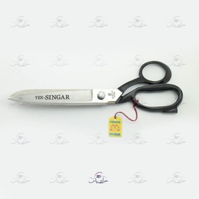تصویر قیچی خیاطی SINGAR شماره 8 ،قیچی پارچه،قیچی سینگار پارچه ای ، تیغه بلند،فلزی،قیچی سینگر 