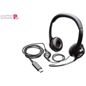 تصویر هدست با سیم لاجیتک مدل H390 Logitech H390 Wired Headset