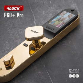 تصویر قفل اثر انگشتی دیجیتال و دستگیره تشخیص چهره ALOCK مدل P60+ Pro G 2023 