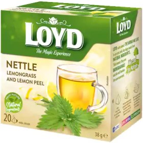 تصویر دمنوش گیاهی لوید مدل برگ و پوست لیمو 20 عددی loyd loyd