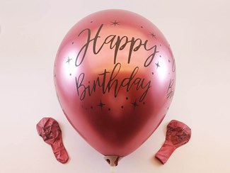 تصویر بادکنک کروم چاپدار تولد 