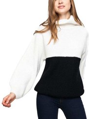 تصویر پلیور زنانه مشکی سفید Tally Weijl 