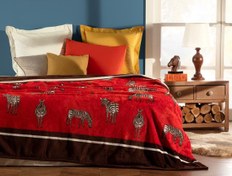 تصویر پتو مادام کوکو طرح Cyrus دونفره 