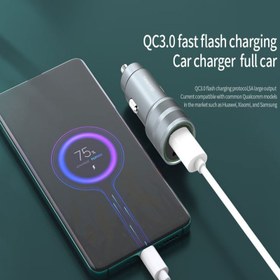 تصویر شارژر فدکی موبایل Tranyoo مدل c9 car charger mobile tablet Tranyoo c9